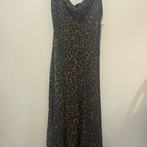 Zara Leopard Print Maxi Dress